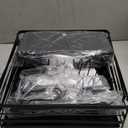 Large Dish Drying Rack, Expandable Dish Rack for Kitchen Counter, Dish Drainer with Drainboard Set, Multifunctional Dishrack with Utensil Holder & Cup Holder, 13.4"-28.7" L x 11.8" W, Black