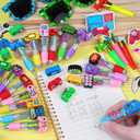 CZWZ 30Pcs Mini Multicolor Pens in One 4-in-1 Cute Pens Bulk for Kids, Ballpoint Pen for Birthdays and Children's Parties, Fun Gifts Assorted Ink Kawaii Pen(Vedio Game)