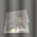 Mogoostry A7 Sheet Protectors for 6 Ring Binder, 20 Sheets Clear Page Protectors Plastic Stamp Card Sleeves Double Layer 2 Pockets Per Page