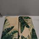 Baccessor Monstera Spring Kitchen Mats Set of 2, Banana Green Leaf Kitchen Rugs Low-Profile Non-Slip Absorbent Floor Mat 17x29 and 17x47 Inch Home Seasonal Decoration