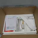 Plant Stand Indoor with Grow Light, 4-Tiered Tall Plant Stand Indoor, Metal Plant Shelf with Adjustable Light, Ideal for Living Room, Garden, Patio white