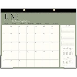 Guasslee Large Desk Calendar 2026-2027, 19-Month Large Hanging Desk/Wall Calendar From 2026 June-2027 December, 17" X 22" School Year Monthly Planner With Thick Paper For Office Home School Organizing