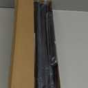 Black Shower Curtain Rod 32-80 Inches, No Drilling Tension Curtain Rod, Rust Proof Adjustable Spring Rods for Bathroom and Window, Stainless Steel