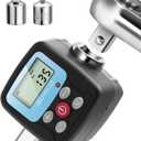 Digital Torque Wrench Adapter, 4-135Nm (2.95-99.6 ft-lb) Electronic Torque Converter with Digital Display, 1/2", 1/4", 3/8" Adapters for Motorcycles, Engine Maintenance, and Versatile DIY Use