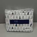 Full Christmas Christmas Tree Sheet Set - Holiday Xmas Pattern Bedding Set - Deep Pockets - Snug Fit - 4 Piece - Wrinkle Free - Cooling Comfy Festive Winter Holiday Sheets for Women, Men, Kids & Teens