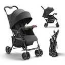 Mamazing Lightweight Umbrella Travel Stroller with Near-Flat Recline Seat