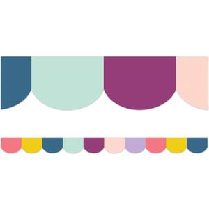 Teacher Created Resources Oh Happy Day Scalloped Die-Cut Border Trim (TCR9090)