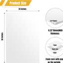 3 Pack White Foam Board 24"x36", 0.23" Thick Foam Core Board for Projects, White Poster Board for Painting, Displaying, and Craft Projects