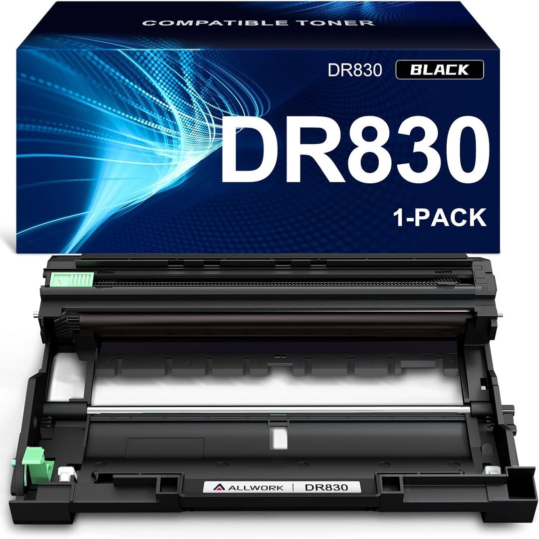 Compatible DR830 Drum Unit (Not Toner) Replacement for Brother DR830 DR-830 Drum Unit to use with DCP-L2640DW MFC-L2820DW HL-L2460DW HL-L2480DW HL-L2400D HL-L2405W Printer