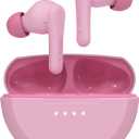 Belkin SoundForm Nano 2 Bluetooth Earbuds for Kids with Built-in Microphone, 28H Battery Life, Safe 85dB Volume, IPX5 Water Resistance - Kids Bluetooth Earbuds for iPhone, iPad, Galaxy, & More - Pink
