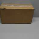 Ceramic Raised Double Bowls Set with Stand, Food & Water Bowls for Large Breed Dogs, Weighted Dog Dishes, Pet Bowl(8.2'',60OZ, White)