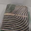 Lahome Modern Rainbow Easy Jute Rug, 3x5 Washable Rugs for Entryway Farmhouse Black Patio Carpet, Non Slip Indoor Door Mat Contemporary Outdoor Porch Carpet for Laundry Guestroom Room Decor