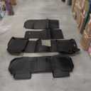 Floor Mats & Large Trunk Mat for All-New 2024 2025 Chevrolet Traverse (8 Seats(2 Row Bench Seat)), TPE All Weather Protection Car Covering backrest for Chevy Traverse