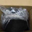 Soft Suede D Shape Steering Wheel Cover, Warm Steering Wheel Cover Fashion Universal 15 inch, Black