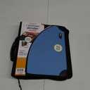 3-Ring Messenger Binder Zippered Multiple Storage Pockets Blue Notebook