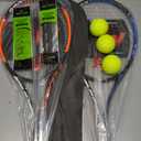 Adult 2 Player Tennis Racket Perfect for Beginner and Professional Players, 27 Speed Tennis Racquet Include Overgrips, Tennis Bag, Vibration Dampes, Covers (2 Pack-3 Ball)