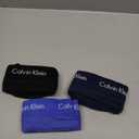 Calvin Klein Men's Cotton Stretch 3-Pack Boxer Brief (Large, Black, Blue Shadow, Cobalt Water)