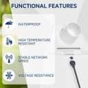 Starlink Cable, Starlink Gen 3 Cable, 75FT/23M Upgrade Waterproof Replacement for Starlink Rectangular Satellite Gen3 V3