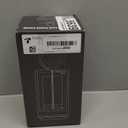 Portable Metal Table Lamp for Indoor/Outdoor ,Rechargeable Cordless LED Lamp, 3-Colour Infinitely Dimming Battery Powered Small Desk Lamp, Restaurant/Bedroom/Bar/Coffee Shop/Camping Light (Black)