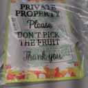 Do Not Pick fruit yard Sign With Stake,Protecting Fruits Yard Sign,Garden Sign With Stake Garden Farm Decor Fence Yard Outdoor For Private property(8x12in)