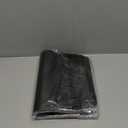 Faux Leather Placemats Set of 6,Dual Sided Table Mats,Waterproof Wipeable Washable PU Table Mats,Heat Resistant Dual Sided Two Color Mats for Kitchen/Dining/Party,6 Coaster, Black Silver