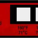 Dishwasher Temperature Labels, Briidea Temperature Label for Dishwashers, 3-Temp 160F/71, 170F/76.5, 180F/82, Pack of 24 Labels