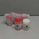 Cindeer 2 x 3 Inch Advent Candles Set of 5 for Advent Wreaths Candle Holder Votive White Red Christmas Pillar Scented Candles for Seasonal Celebration Home Church