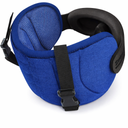 Travel Pillows for Airplanes, Airplane Pillow for Long Flight, Airplane Head Strap with Sleep Eye Mask, 360 Support Headrest for Car Trip, Travel Essentials Stop Bobblehead, Mottled Blue