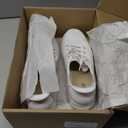 Skechers Women's Hands Free Slip-Ins Skip Cute - B Cute Sweet Sneaker, White, 9