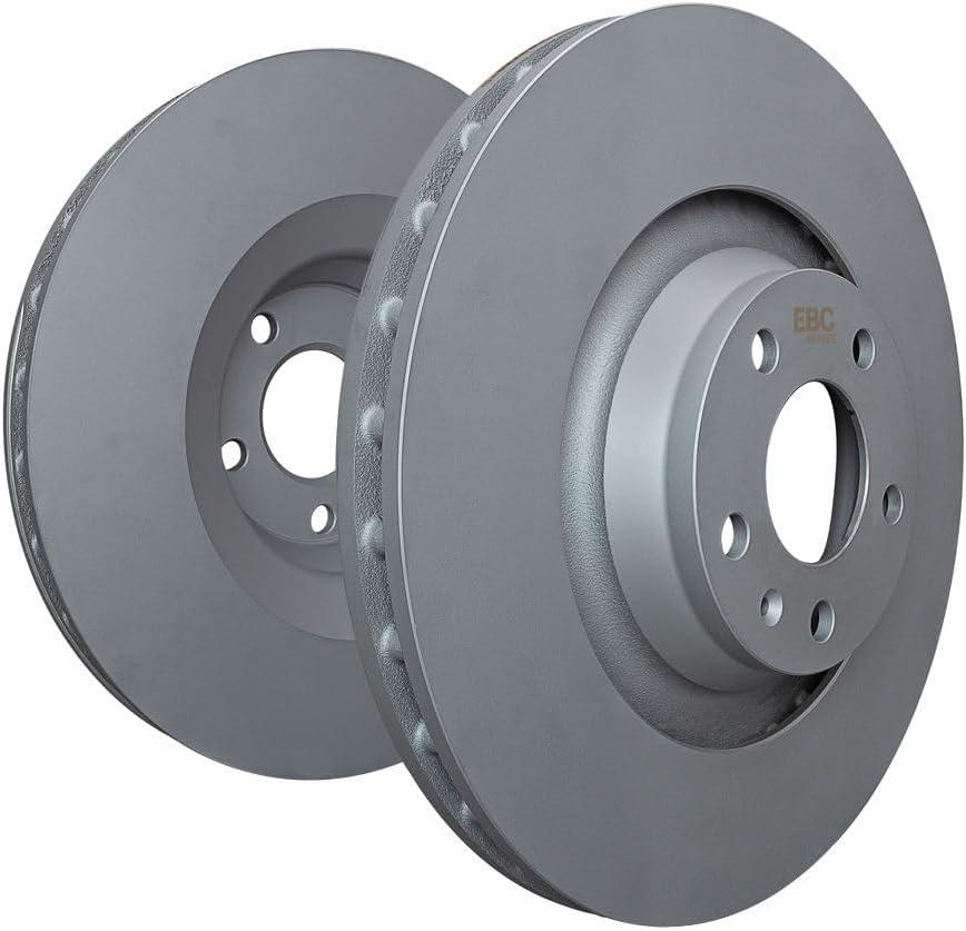 EBC Silver Cast Iron Rear Brake Rotor for Subaru WRX