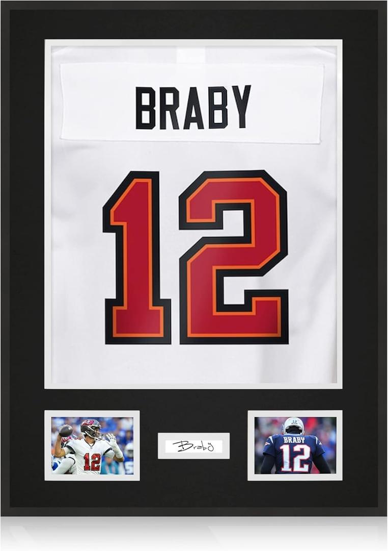 24x32 Aluminum Shadow Box Jersey Frame 1 Pack, Black Large Jersey Frame Display Case for Wall Display