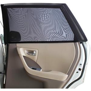 Magnelex Sock Style Window Shades for Baby Block Sun Rays to Keep Passengers, Pets and Car Interior Cool and Comfortable Elasticized Universal Mesh Shades Fit Most Vehicles (2 Pack)