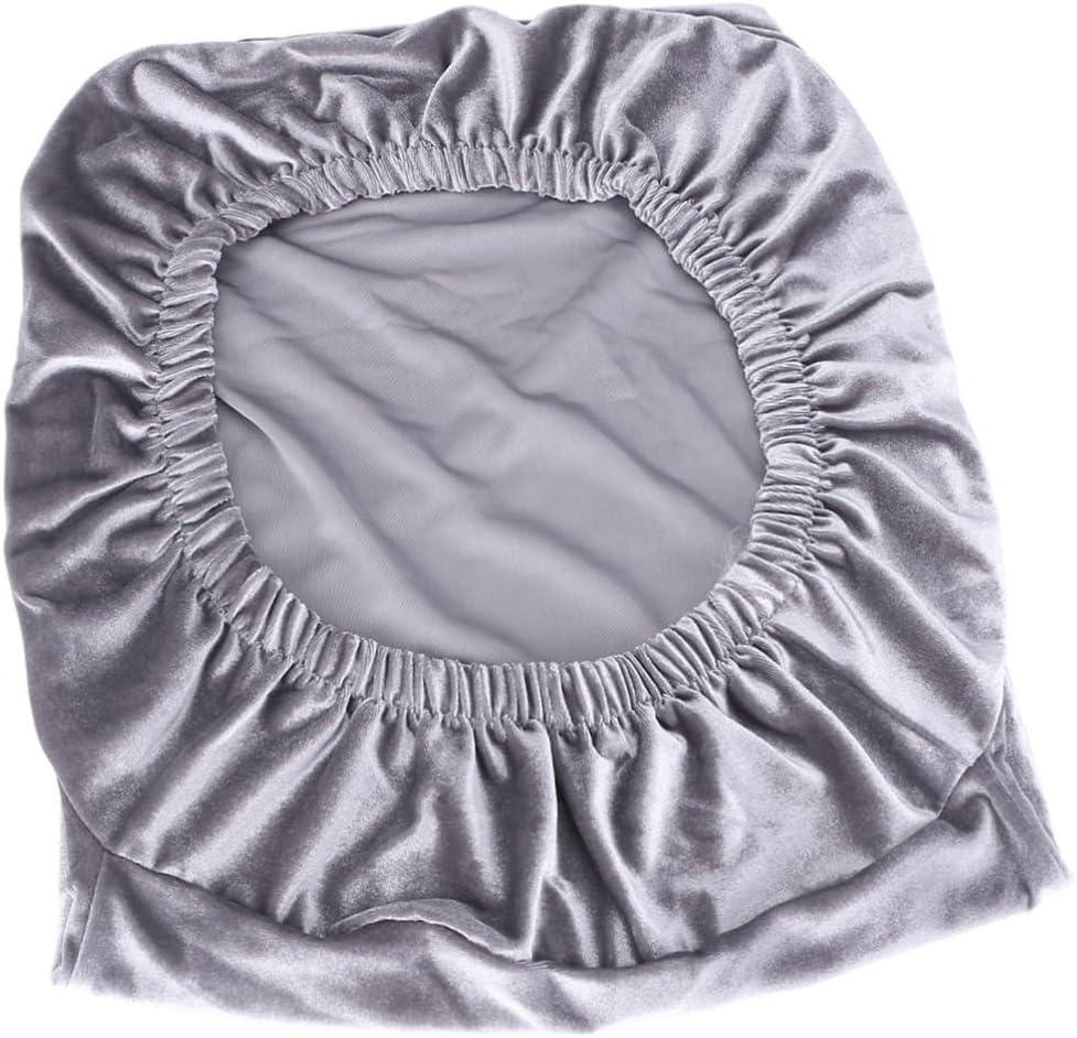 BESPORTBLE Elastic Stretchy Chair Cover Protective Case for Office Seating Dustproof Seat Pad Grey, 