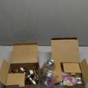 (3Sets) All Keyed Same Entry Door Knob and Single Cylinder Deadbolt Combo Set, Satin Nickel Exterior Door Knobs with Lock and Keys for Entrance and Front Door