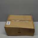 Modern Black Crystal Chandelier, 20 Inch Large Ceiling Pendant Light Fixture with 50'' Adjustable Hanging Chain, 5-Light Farmhouse Chandelier for Dining Room, Living Room, Bedroom, Entryway