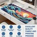 Mouse Pad Gaming - Desk Mat for Keyboard and Mouse - Large Mouse Pad for Desk, Mousepad (35.4" X 15.7") with Non-Slip Base, Desks Pad Mat Office and Home, 35.4L x 15.7W inches
