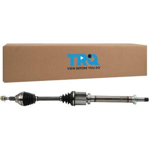 TRQ Front Right CV Axle Assembly Passenger Side Manual Transmission Compatible with 2013-2018 Ford Focus ST