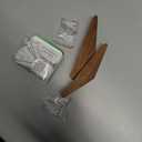 2Pack Wood Hooks Wall Mounted, Minimalist Easy Install Natural Real Walnut Cute Mid Century Modern Simple Rustic Home Foyer Entryway Decor, for Hanging Hat Cap Backpack Bag Coat Towel Clothes