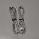 Basesailor for iPhone 17 16 Pro Max Charger Cord,USB to USB C Cable,Type C Charging Power Cord for Apple 17e 15 iPad 10 Air 4 5,Samsung Galaxy S26 S25 S24 S23,Silver,2Pack 10FT(3M)