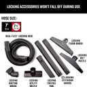 CRAFTSMAN CMXZVBE38800 2-1/2 in. Wet Dry Vac Pro Attachment Kit, Industrial-Grade Shop Vacuum Accessories for Heavy-Duty Projects, Fits 2-1/2 in. Hose Diameters