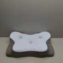 Cerrvical Neck Pillow- Ergonomic Memory Foam Pillows for Sleeping, Dual Ear Relief Zone Contour Pillow, Neck Support Pillows for Side Back &Stomach Sleeper (Blue)