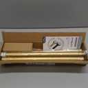 YNL Gold Shower Curtain Rod 32-80 Inch(2.7-6.6ft), Non Slip, Never Rust, No Drill Stainless Steel Spring Tension Shower Rod, Telescoping Curtain Rod for Bathroom Window Living Room