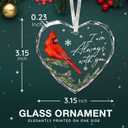 Cardinal Christmas Ornaments - Memorial Christmas Ornament for The Tree, Remembrance Gift, Sympathy Gift, Remembrance Gifts for Loss, Sympathy Gifts for Loss of Loved One, Unique Ornament Presents