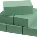 Floral Foam Blocks, 6 Pack Small Green Wet Dry Flower Foams Florist Plant Foam for Artificial and Fresh Flower Arrangement (5.5"L x 3.1"W x 1.7"H)