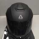 TRIANGLE Motorcycle Helmets Full Face Motorcycle Helmet for Men & Women with Tinted and Clear Visor Meet Dot Approved (Black, XL)