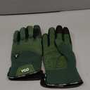 Vgo... Winter Gardening Gloves Women,Safety Work Gloves, Puncture-proof,Thornproof,Touchscreen(1 Pair,M,Green,SL7471FLWP)