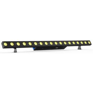 LED Stage Wash Light Bar - 120W 18 4IN1 RGBW Individually Controlled LED - 114 Chase Programs & 15 Static Colors - DMX Sound Active Uplight for Events DJ Church Wedding Parties Live Show