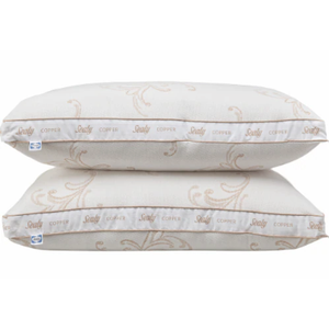 Sealy® Copper Rest Bed Pillow 18.5"x26.5"x1.5", Pack of 1 
