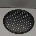 12 Inch Pizza Pan with Holes, Nonstick Pizza Tray for Oven, Round Perforated Carbon Steel Pizza Baking Pans Pizza Bakeware for Home Restaurant Kitchen Baking