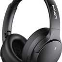 LEVN Hybrid Active Noise Cancelling Headphones, Wireless Headphones Bluetooth 5.4 with Transparent Mode, Hi-Res Audio, Deep Bass, 70H Playtime Over Ear Bluetooth Headset for Work/Travel/Home/Office (Black)